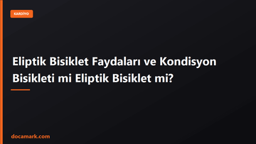 Eliptik Bisiklet Faydaları ve Kondisyon Bisikleti mi Eliptik Bisiklet mi? - DOCAMARK