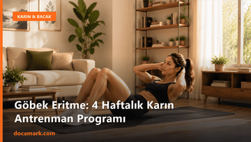 Göbek Eritme: 4 Haftalık Karın Antrenman Programı - DOCAMARK