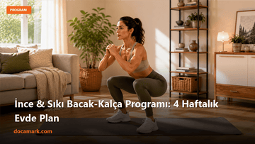 İnce & Sıkı Bacak-Kalça Programı: 4 Haftalık Evde Plan - DOCAMARK