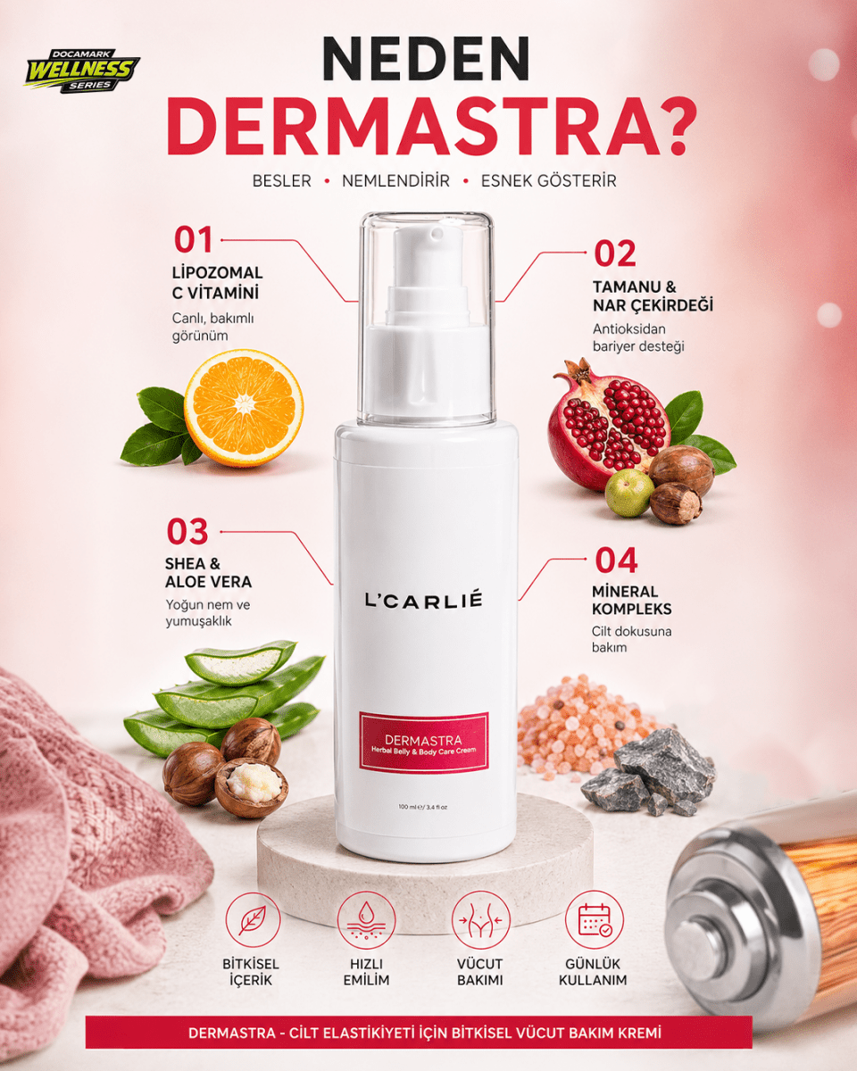Cilt Elastikiyeti Vücut Bakım Kremi – DERMASTRA 100 ml - DOCAMARK