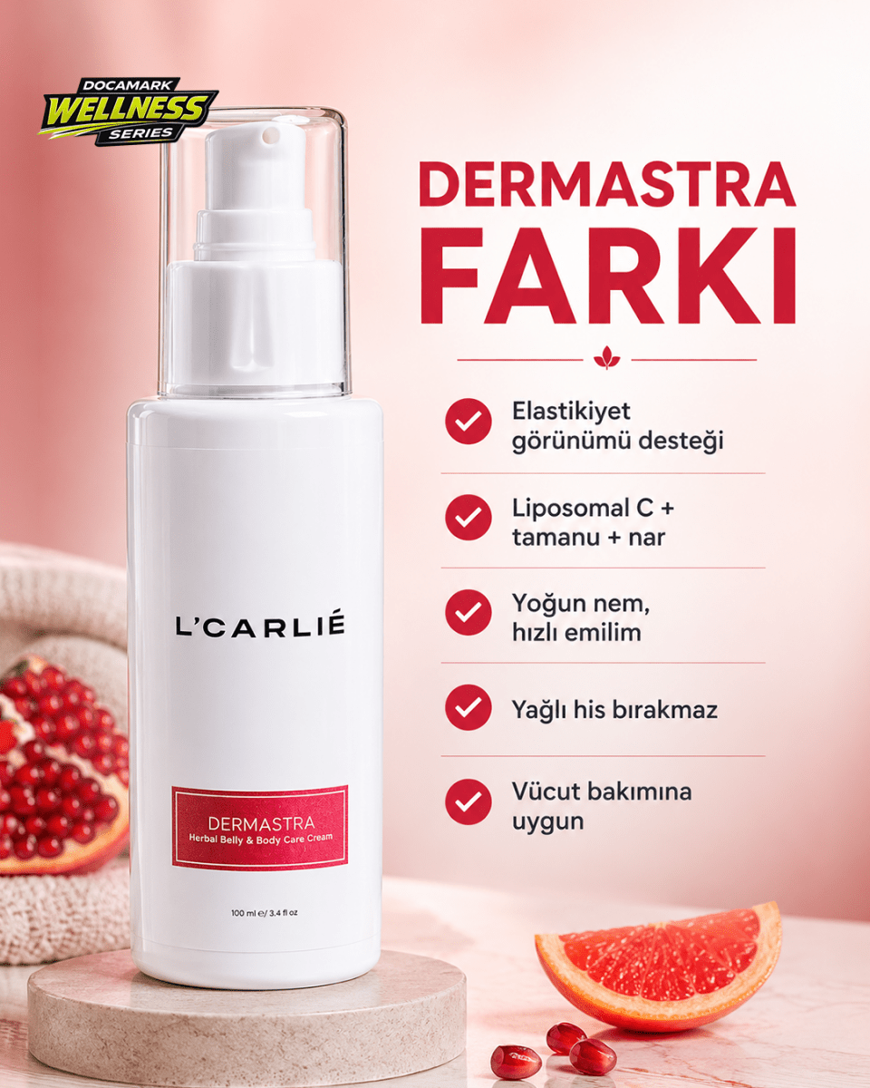 Cilt Elastikiyeti Vücut Bakım Kremi – DERMASTRA 100 ml - DOCAMARK