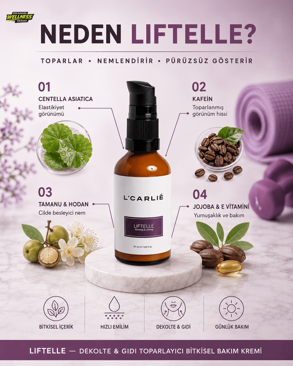 Dekolte & Boyun Toparlayıcı Bakım Kremi – LIFTELLE 50 ml - DOCAMARK
