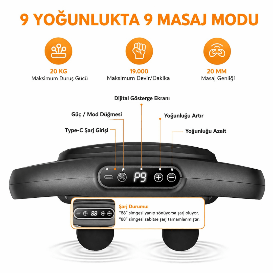 Docamark™ 6 Başlıklı Thera Gun X - DOCAMARK