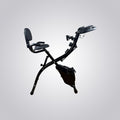 Docamark™ X 4’ü 1 Arada Sessiz Spin Bike - DOCAMARK