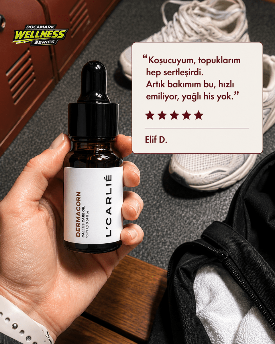 Topuk & Ayak Bakım Serumu – DERMACORN Yumuşatıcı 10 ml - DOCAMARK