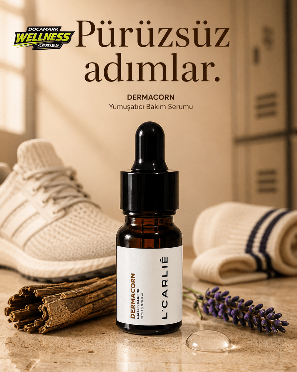 Topuk & Ayak Bakım Serumu – DERMACORN Yumuşatıcı 10 ml - DOCAMARK